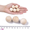 Natural Wooden Round Ball WOOD-T014-25mm-4