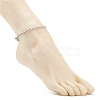 5Pcs Macrame Cotton Braided Cord Anklets Set AJEW-AN00486-02-3