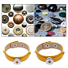 DELORIGIN 11pcs 11 colors Alloy Interchangeable Snap Link Bracelets Settings BJEW-DR0001-02-7