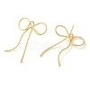 Brass Stud Earrings for Women EJEW-F334-03G-04-2