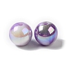 Opaque Two-tone Acrylic Beads OACR-G015-04-2
