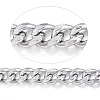 304 Stainless Steel Cuban Link Chains CHS-P003-24A-1