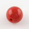 Opaque Acrylic Beads SACR-R869-14mm-07-2
