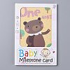 Paper 1~12 Months Number Animal Themes Baby Milestone Cards Sets DIY-H127-A03-3