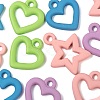 32Pcs 8 Style Spray Painted Alloy Pendants FIND-LS0001-59-4