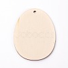 Undyed Wood Big Pendants WOOD-G003-04-2