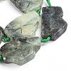 Natural Prehnite Beads Strands G-S268-10-3