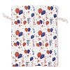 Christmas Theme Cloth Printed Storage Bags ABAG-F010-02C-06-1