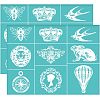 Self-Adhesive Silk Screen Printing Stencil DIY-WH0338-112-1