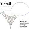 GOMAKERER Crystal Rhinestone Wedding Jewelry Set SJEW-GO0001-02-3