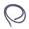 Electroplate Non-magnetic Synthetic Hematite Beads Strands G-E522-A01-F-2