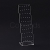 Transparent Acrylic Earrings Display Stands EDIS-G014-02-3