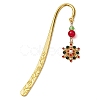 Christmas Theme Alloy  Hook Bookmarks AJEW-JK00334-4