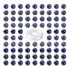 100Pcs 8mm Natural Sodalite Beads DIY-LS0002-32-2