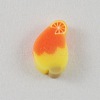 Dark Orange Color Ice Cream Polymer Clay Nail Art Decoration for Fashion Nail Care X-CLAY-Q132-59-2