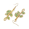Alloy with Glass Stud Dangle Earring EJEW-TA00529-4