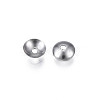 Non-Tarnish 304 Stainless Steel Bead Caps STAS-S057-48A-P-3