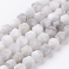 Natural White Crazy Agate Beads Strands G-J376-14-8mm-1