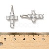 Brass Micro Pave Cubic Zirconia Pendants KK-K355-45P-3