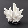 Resin Imitation Coral Ornaments DJEW-G026-07A-2