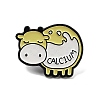 Mother Cow Alloy Enamel Brooch JEWB-S020-02D-1