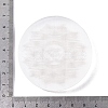 Flat Round Natural Selenite Slice Coasters DJEW-C015-02F-01-3