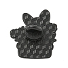 Potted Plant Black Alloy Brooches JEWB-I030-01B-2