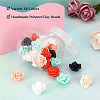 Fashewelry 30Pcs 6 Colors Handmade Polymer Clay Beads CLAY-FW0001-04-12