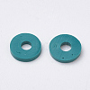 Handmade Polymer Clay Beads X-CLAY-R067-6.0mm-07-3