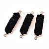 Resin Druzy Links Connectors RESI-S383-079A-1