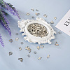 PandaHall Jewelry 90Pcs 9 Style 304 Stainless Steel Charms STAS-PJ0001-41-7