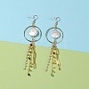 Chain Tassel Earrings EJEW-JE05780-02-3