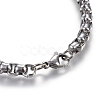 304 Stainless Steel Box chain Necklaces NJEW-F242-13P-G-3
