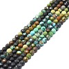 Natural Chrysocolla Beads Strands G-P457-A01-21-1