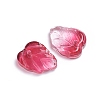 Two-Tone Transparent Glass Charms GLAA-H016-15N-2