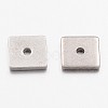 Non-Tarnish 304 Stainless Steel Spacer Beads STAS-E134-6mm-19P-2