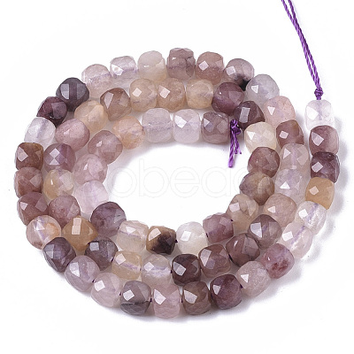 Natural Quartz Beads Strands G-R460-051-1