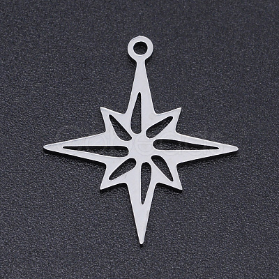 Non-Tarnish 201 Stainless Steel Laser Cut Pendants STAS-S105-T898-1-1