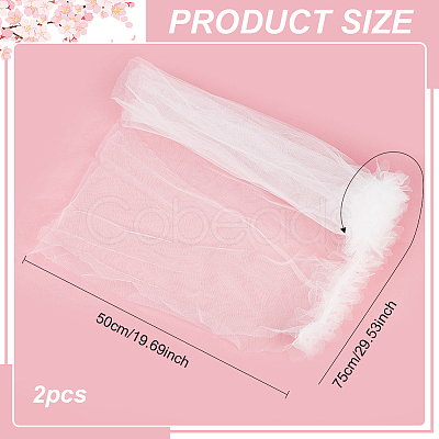 Gauze Lace Trim OCOR-WH0092-21B-1