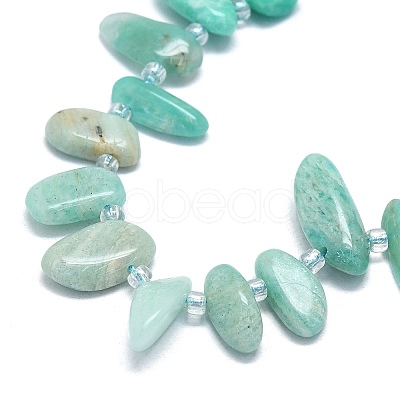 Natural Amazonite Beads Strands G-G106-J03-01-1