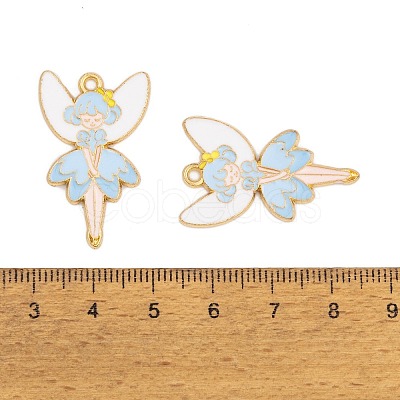 Rack Plating Alloy Enamel Pendants FIND-A040-08A-03G-1