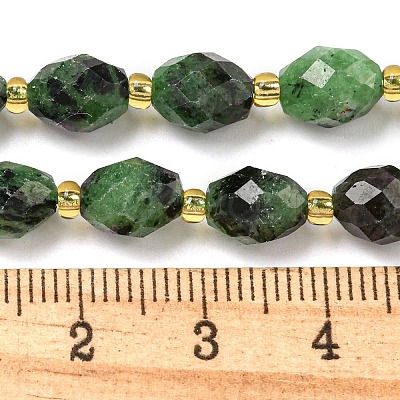 Natural Ruby in Zoisite Beads Strands G-N342-41-1