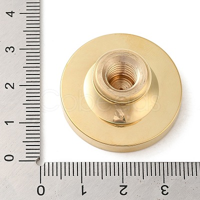 Golden Tone Round Brass Stamp Heads AJEW-H149-05G-01-1