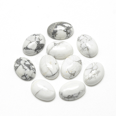 Natural Howlite Cabochons X-G-R415-13x18-29-1