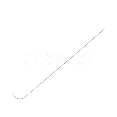 201 Stainless Steel Bented Beading Needles TOOL-WH0125-33B-1-1