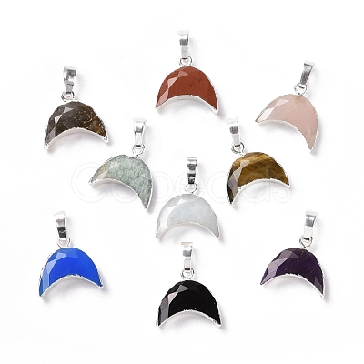 Natural Gemstone Pendants G-G854-04P-1