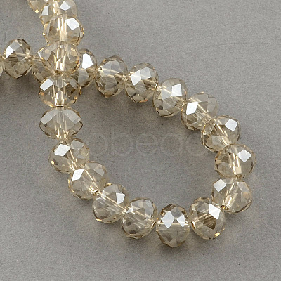 Electroplate Glass Bead Strands X-EGLA-S096-2mm-05-1