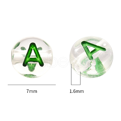 Transparent Clear Acrylic Beads MACR-YW0001-23F-1