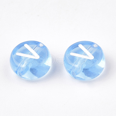 Transparent Acrylic Beads X-TACR-N002-04C-1