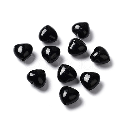 Natural Black Obsidian Beads G-L583-A03-1